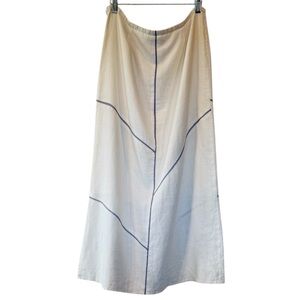 Johnny Was Vintage Linen Skirt